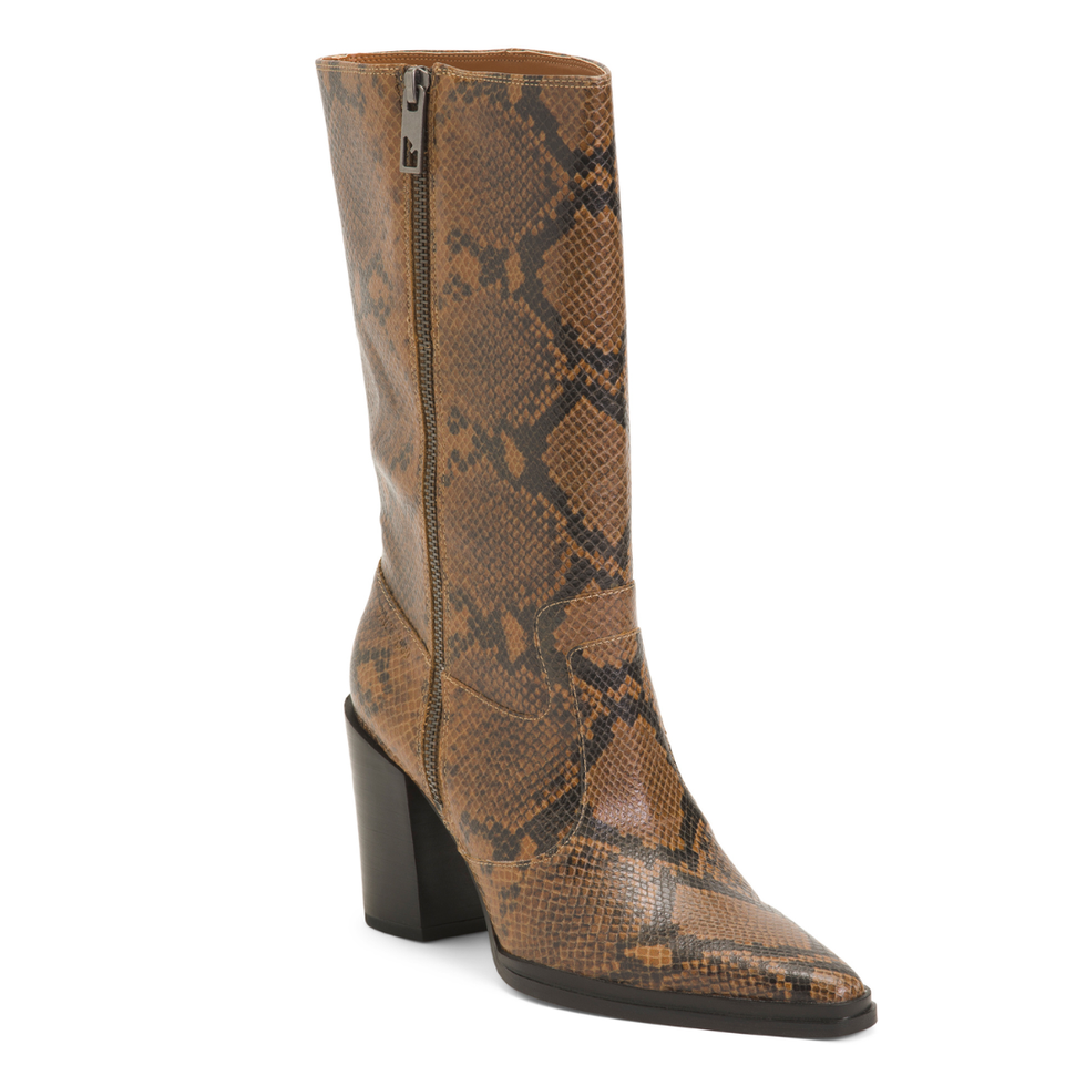 Franco Sarto Leather Jaxon Mid Shaft Boots