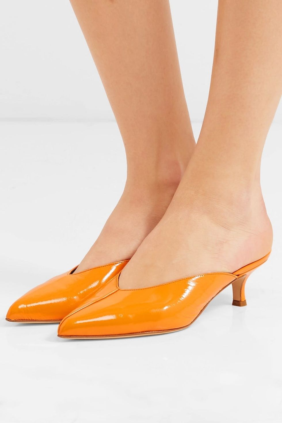 Frank Patent-Leather Mules