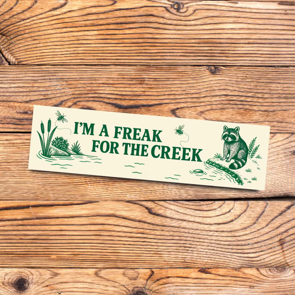 Freak For The Creek Bumper Sticker