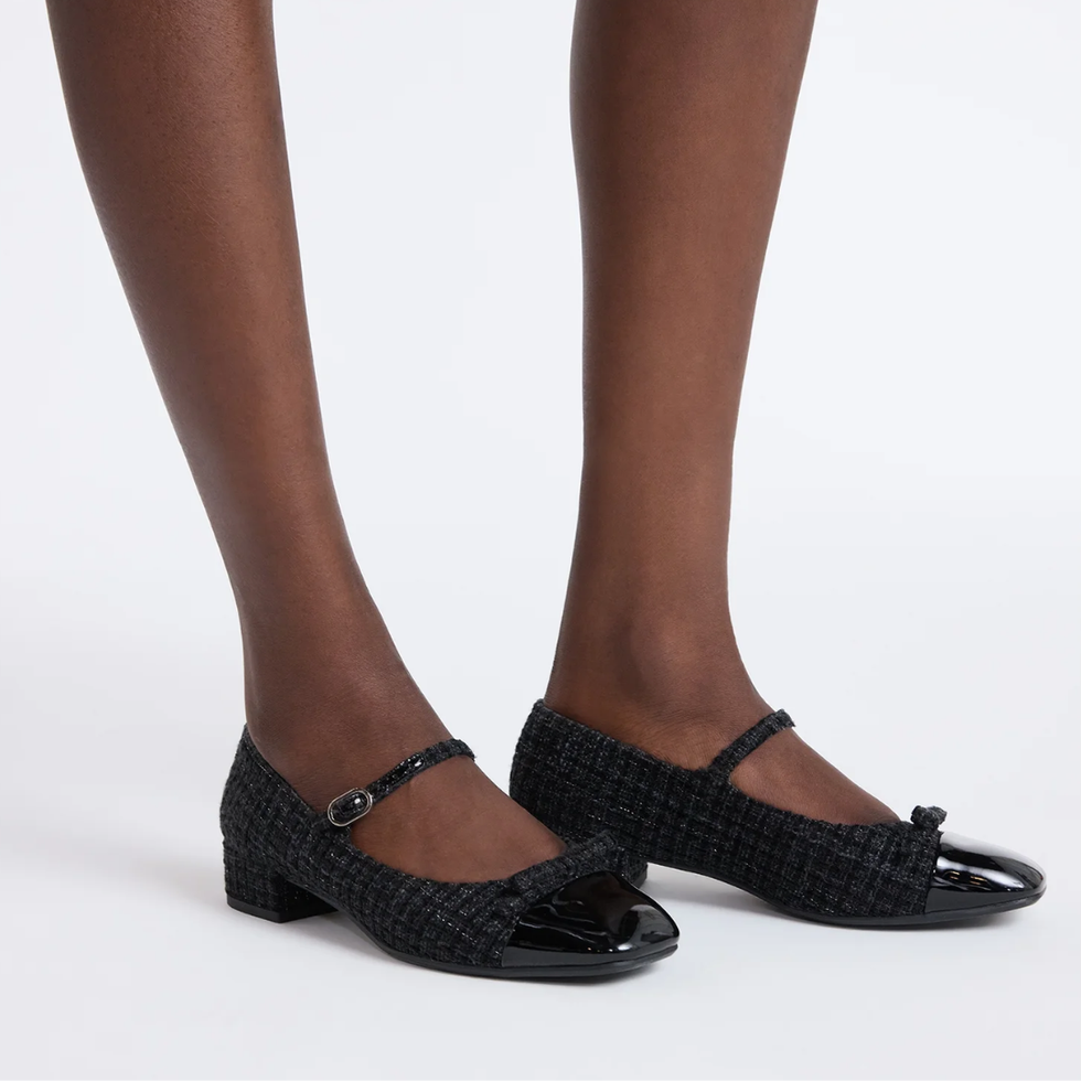 Free Assembly Block Heel Mary Janes