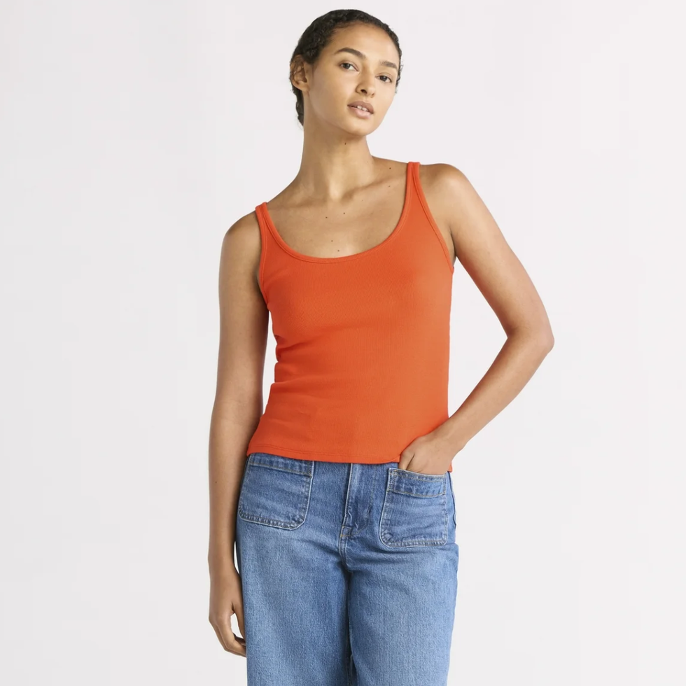 Free Assembly Scoop Neck Tank Top