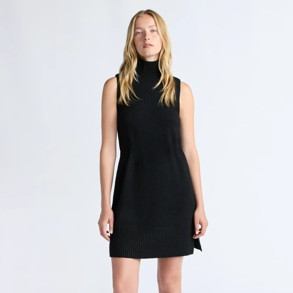 Free Assembly Sleeveless Sweater Mini Dress