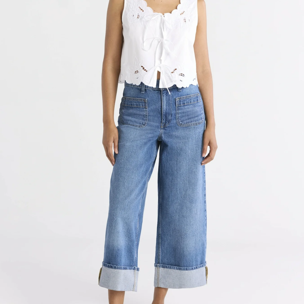 Free Assembly Women\u2019s High Rise Cuffed Jeans