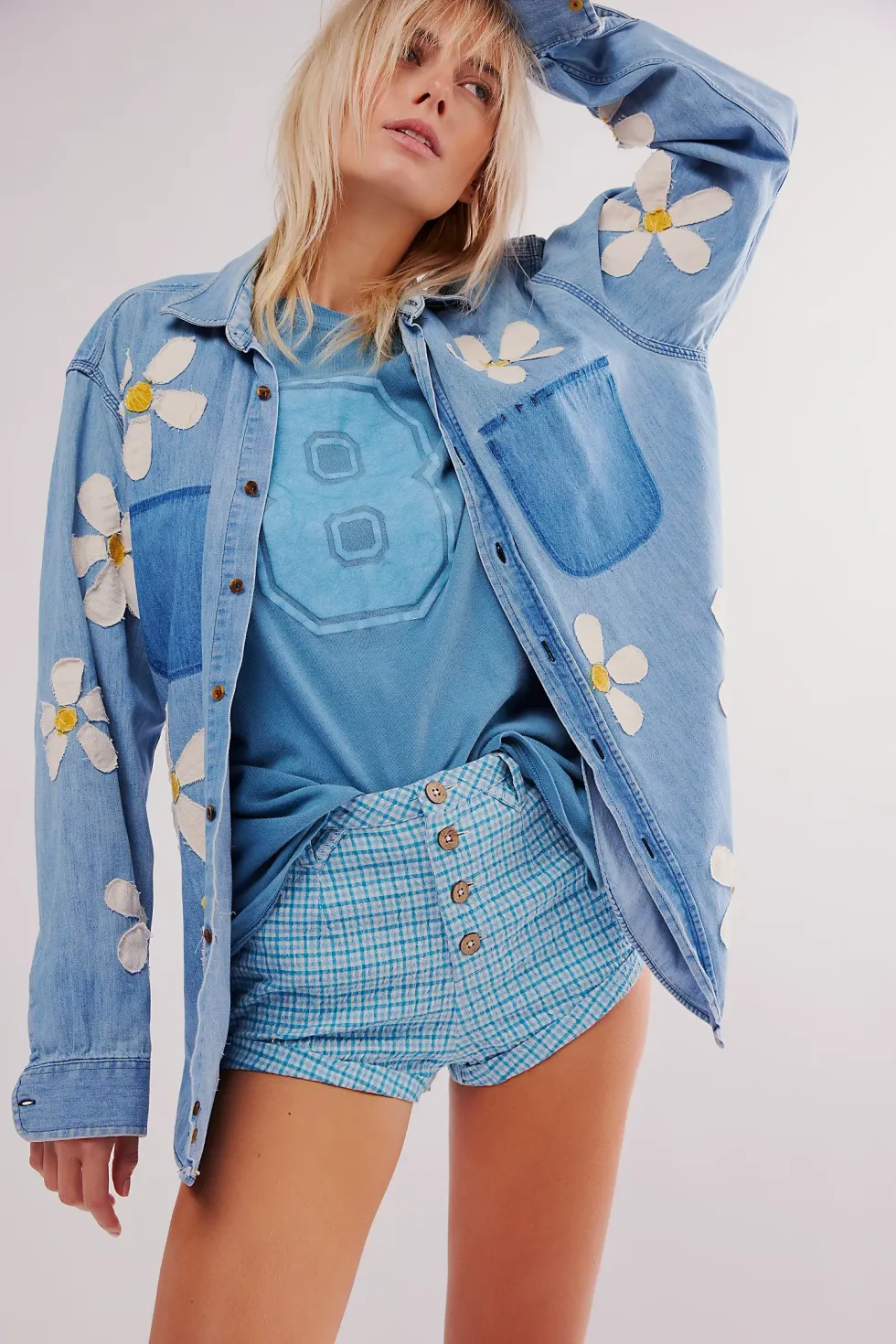 Free People Daisy Denim Shirt