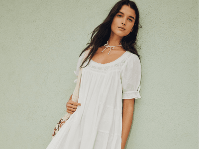 knee length dresses for ladies FREE PEOPLE BlousonSleeve EMMALINE Mini Sweater Dress – Silver Accents main image 0