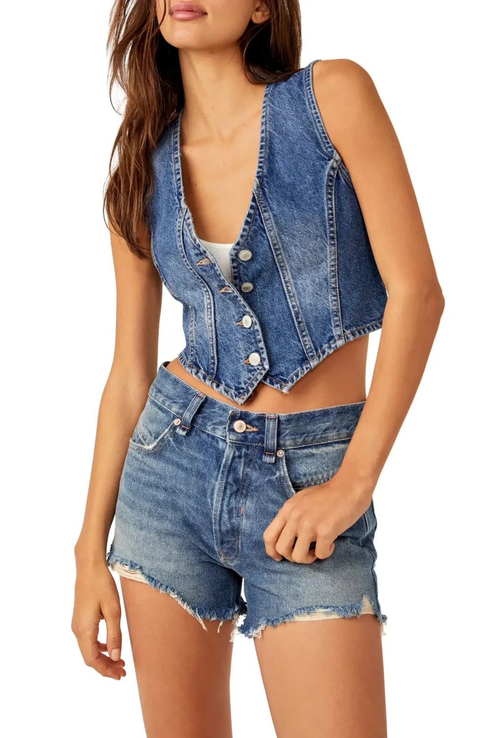 Free People Tate Crop Vest