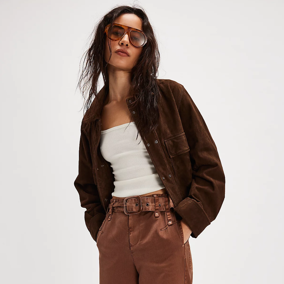 Free People x Yellowstone Suzy Suede Jacket
