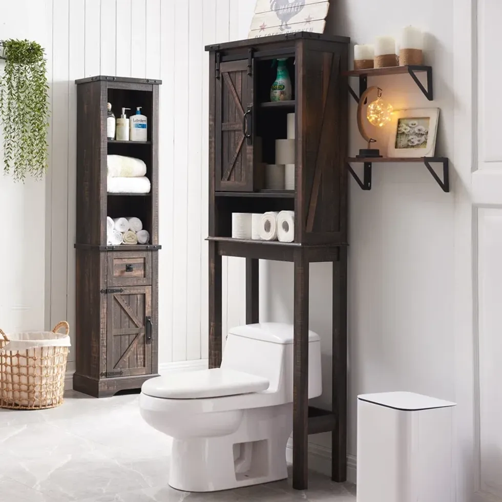 Freestanding Over-the-toilet storage