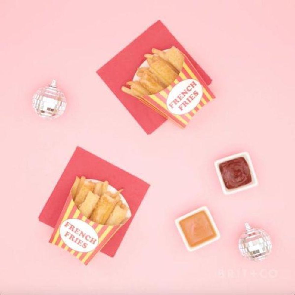 french fries made out of grilled cheese