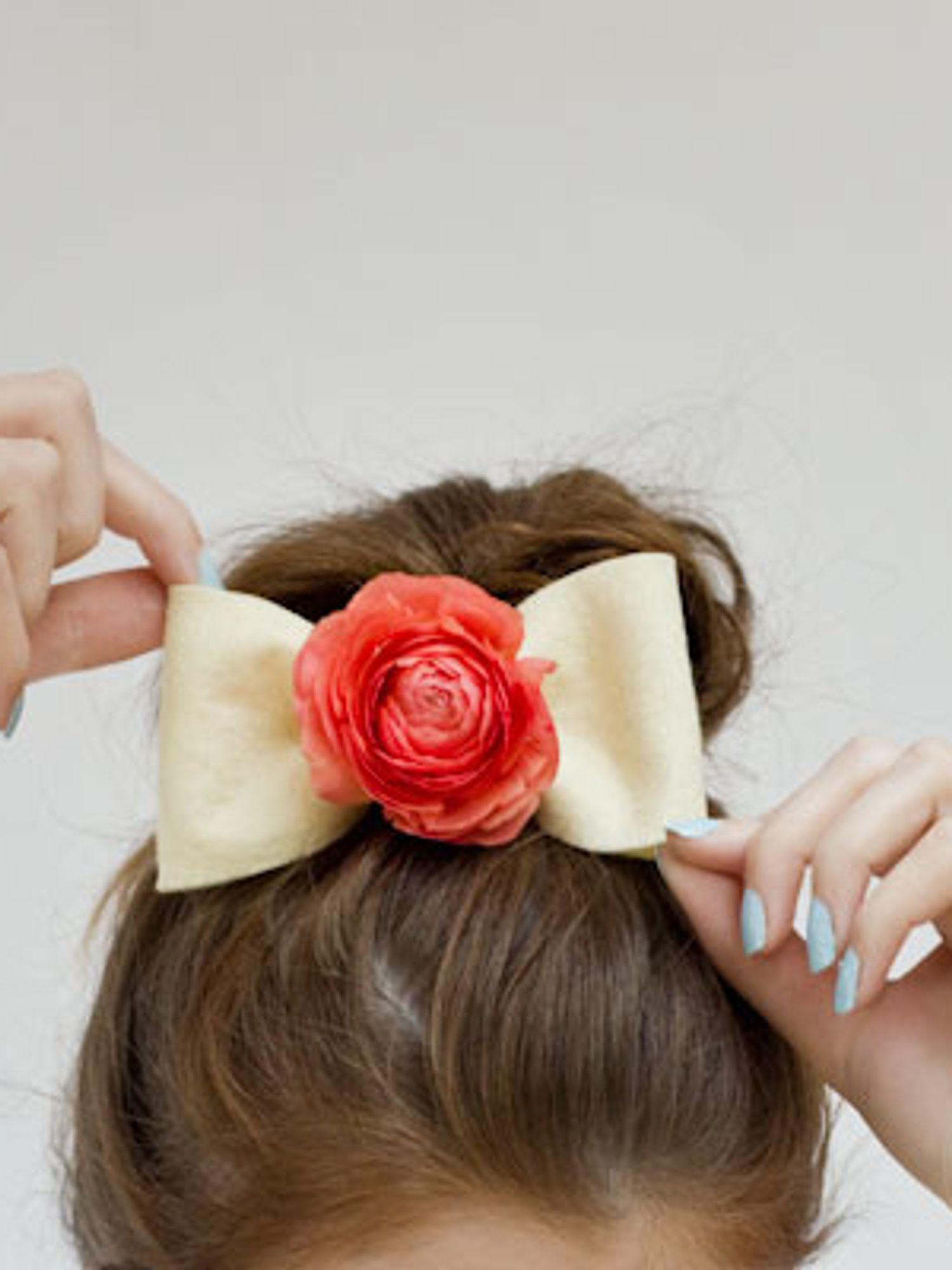 Fresh Flower Hair Bow