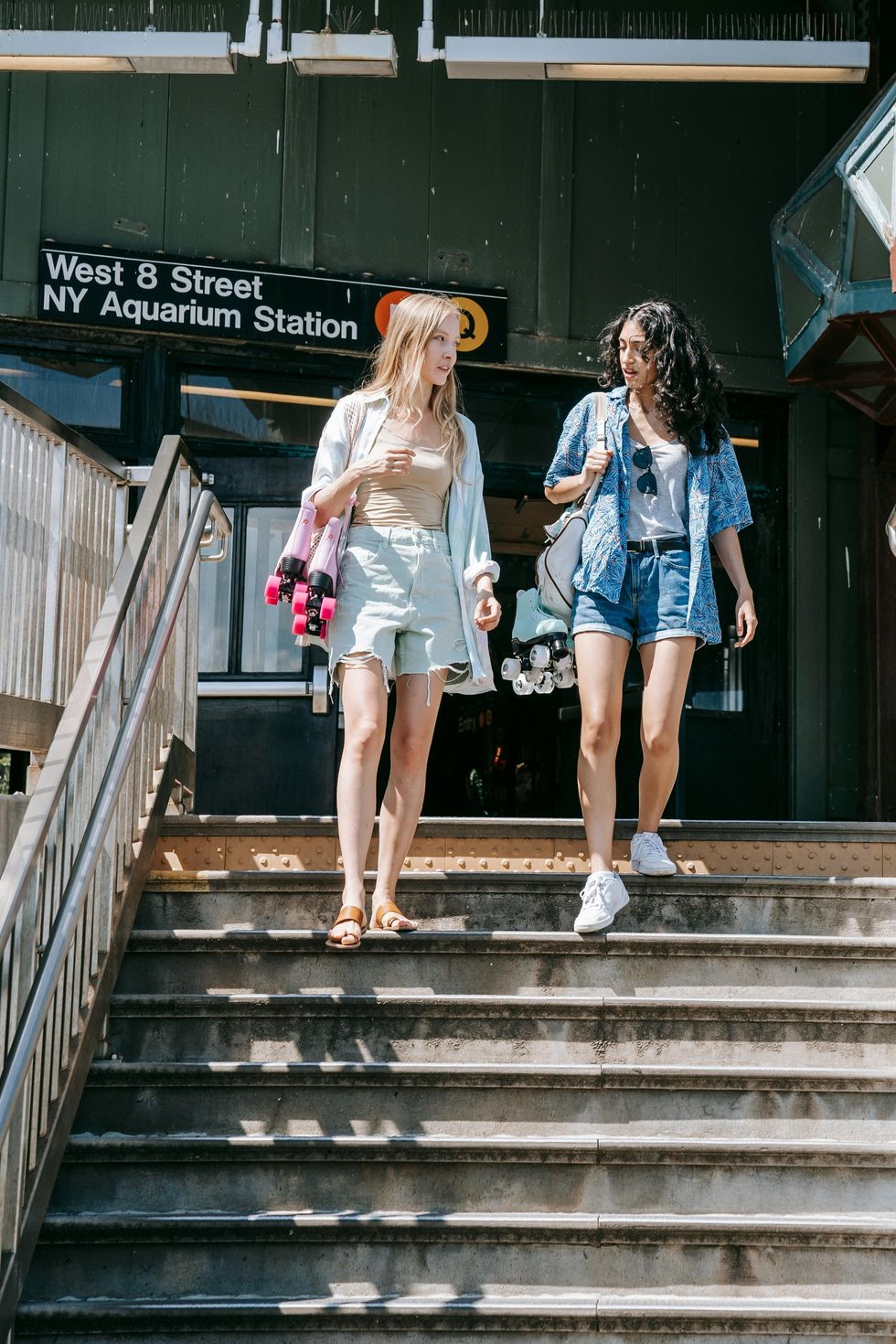 friends coming from subway in nyc birthday trip ideas