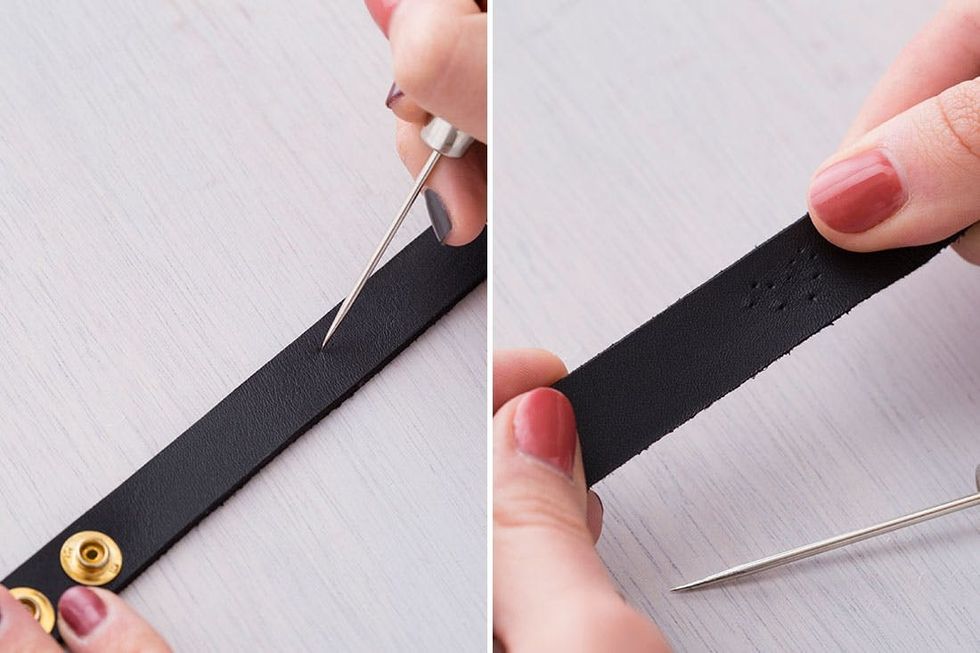 How to Make Leather Friendship Bracelets - Brit + Co