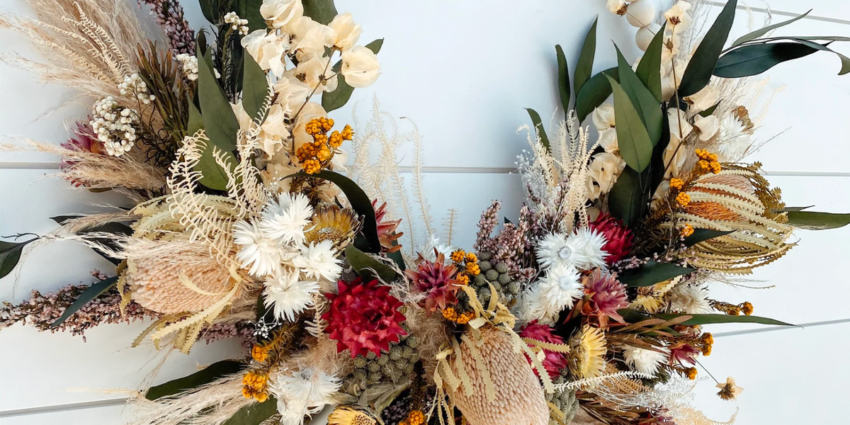 Wreath-Making at Terrain Using Dried Florals