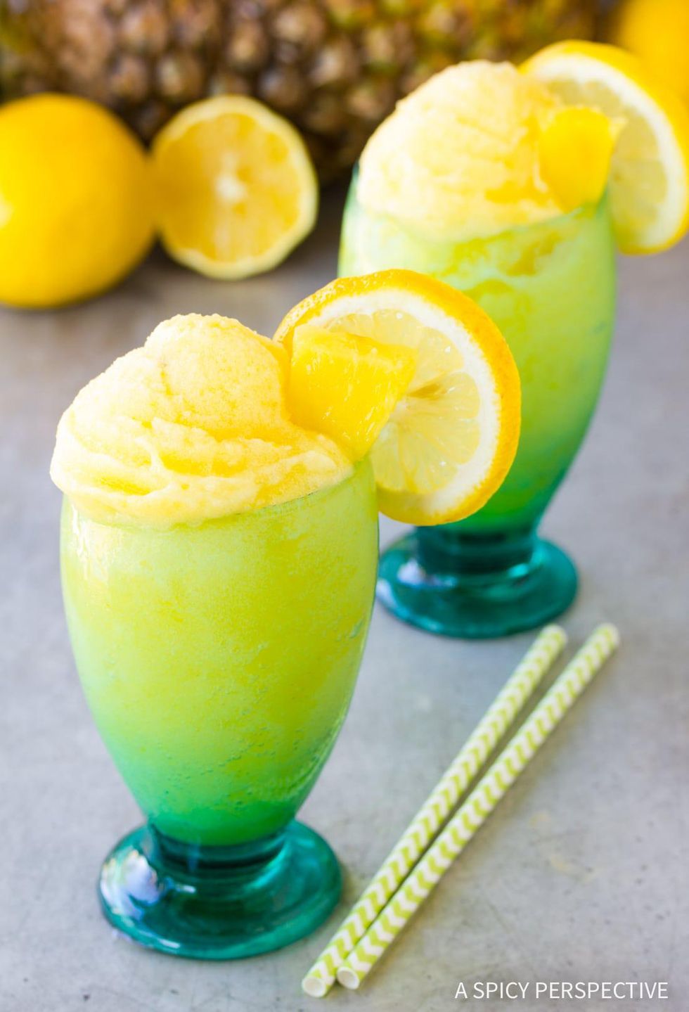 Frozen Lemonade With Pineapple