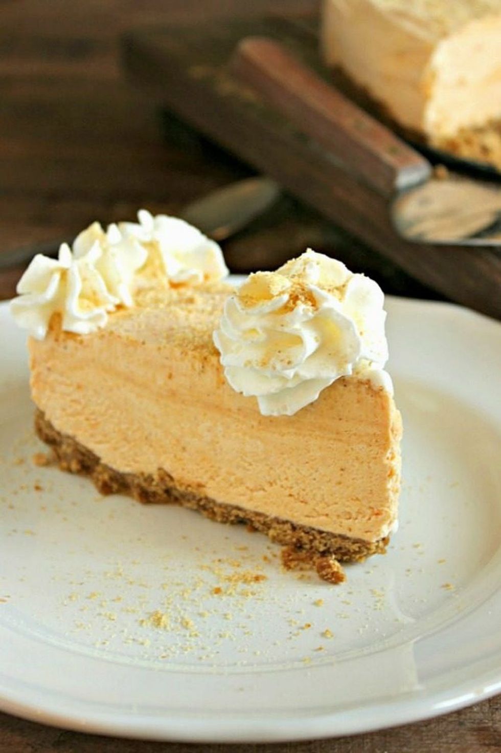 Frozen Pumpkin Pie Cheesecake