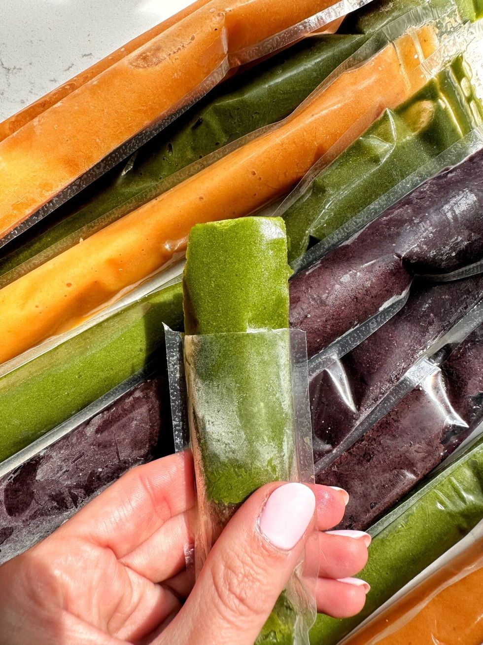 Fruit and Veggie Freezie Pops