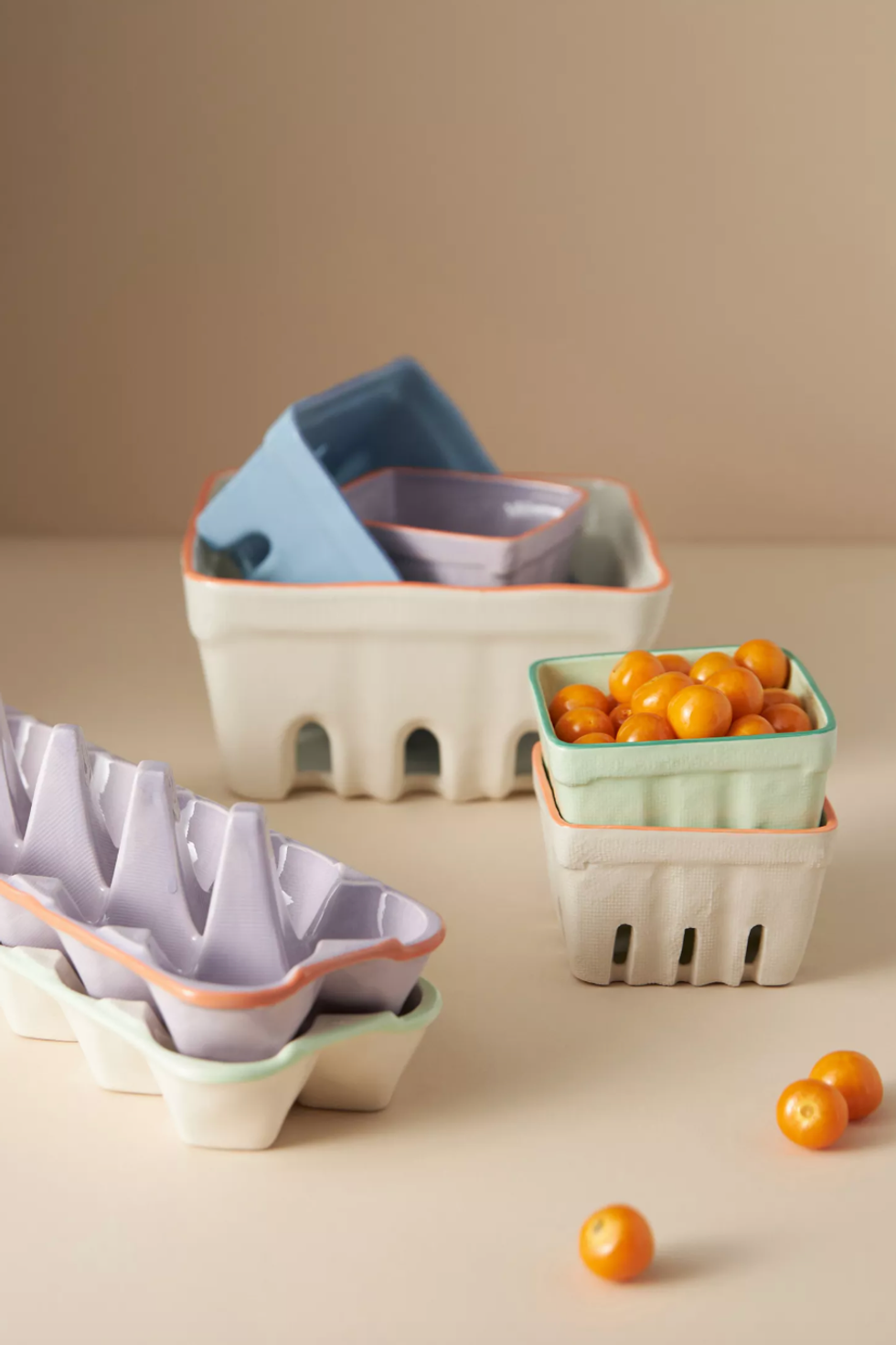 fruit basket ceramics