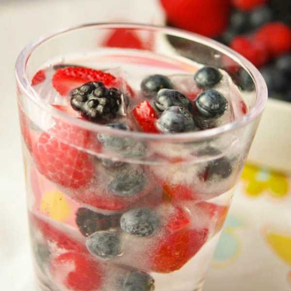fruit ice cubes