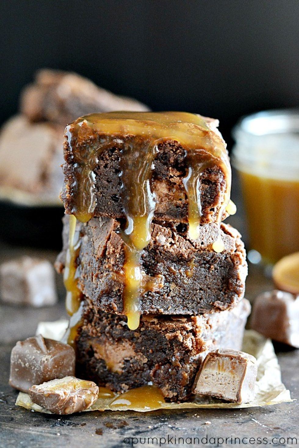 Fudgy Milky Way Brownies