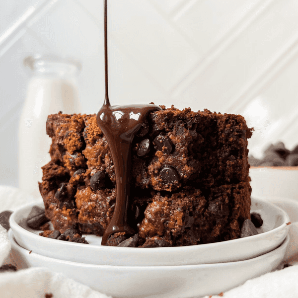 Fudgy Vegan Chocolate Pumpkin Bread