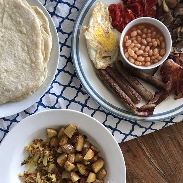 Full English Breakfast Burrito