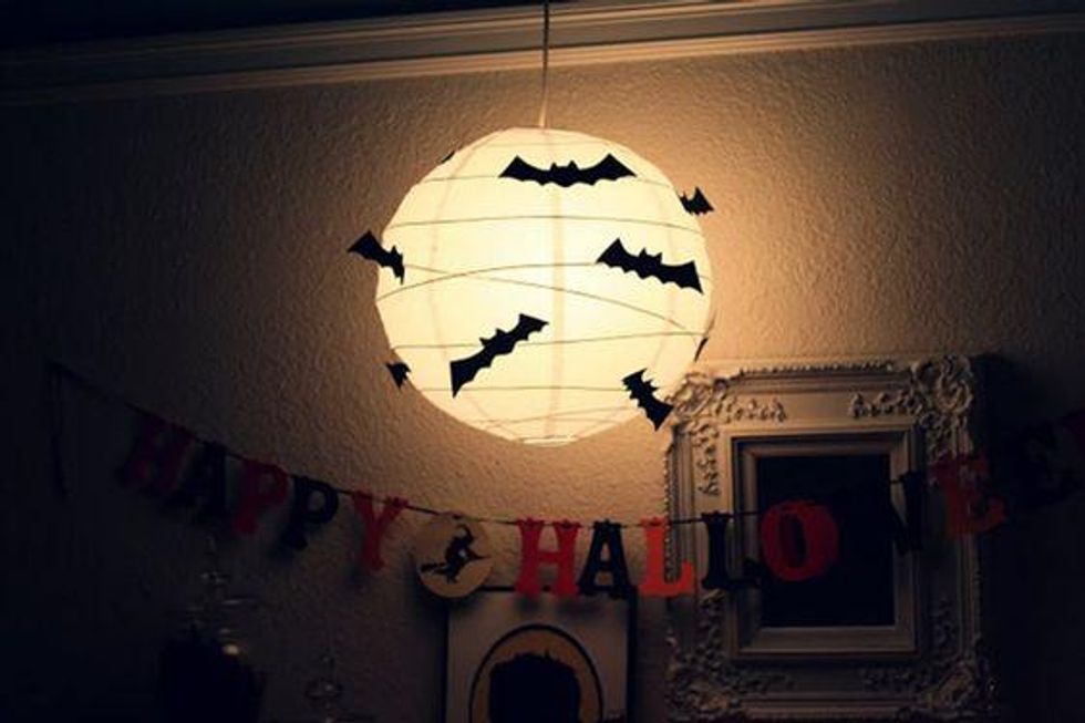 Full Moon Bat Lamp