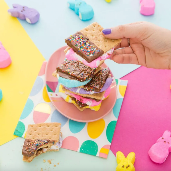 fun desserts to make dessert mashup recipes peep s'mores