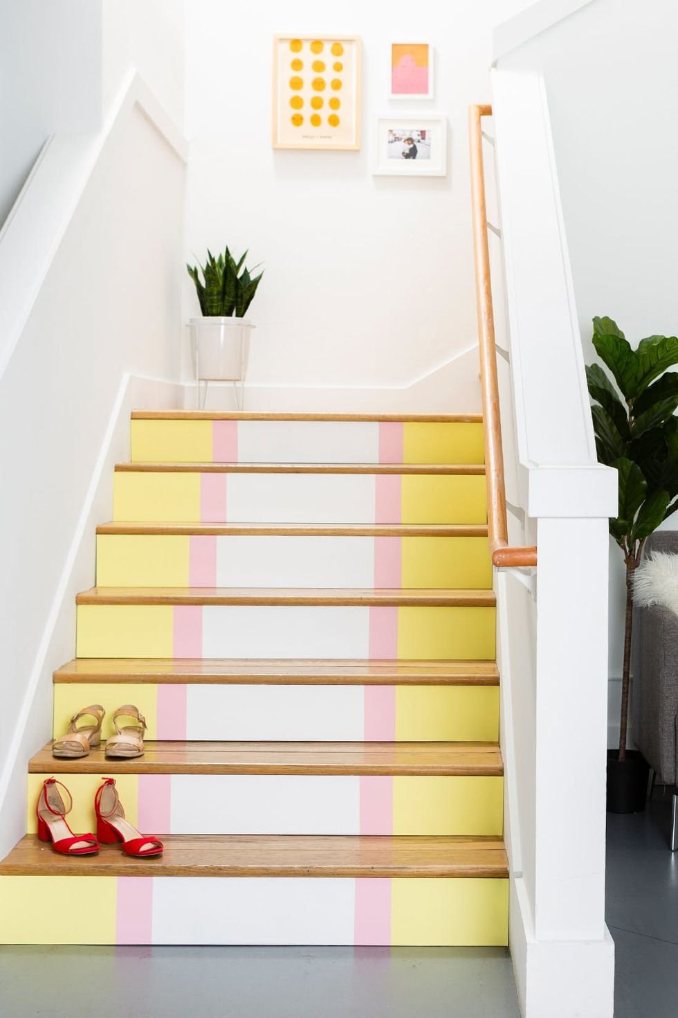 fun painted stairs
