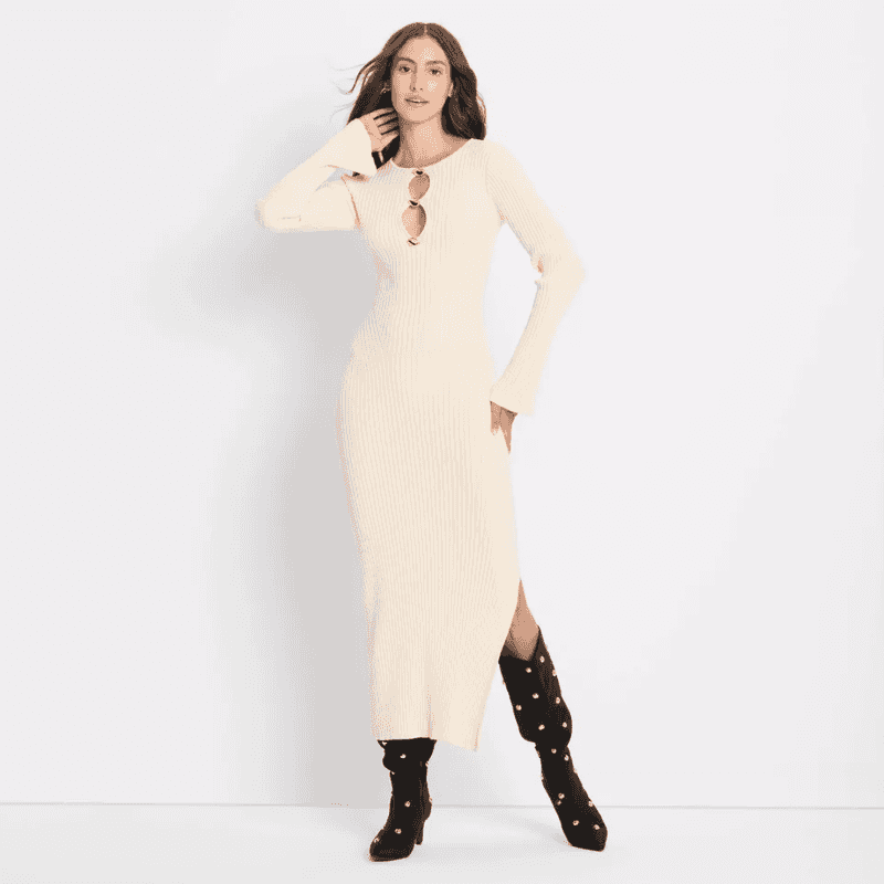 dior knit dress John Galliano for Christian Dior Chainmail Knit Dress – villa amour vintage main image 0