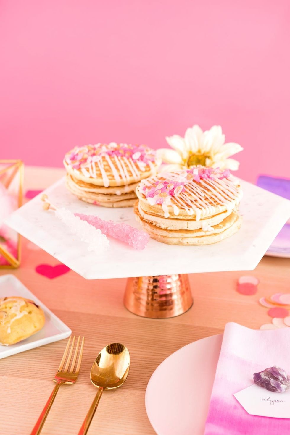 Galentine\u2019s Day Gem-Inspired Brunch Pancakes