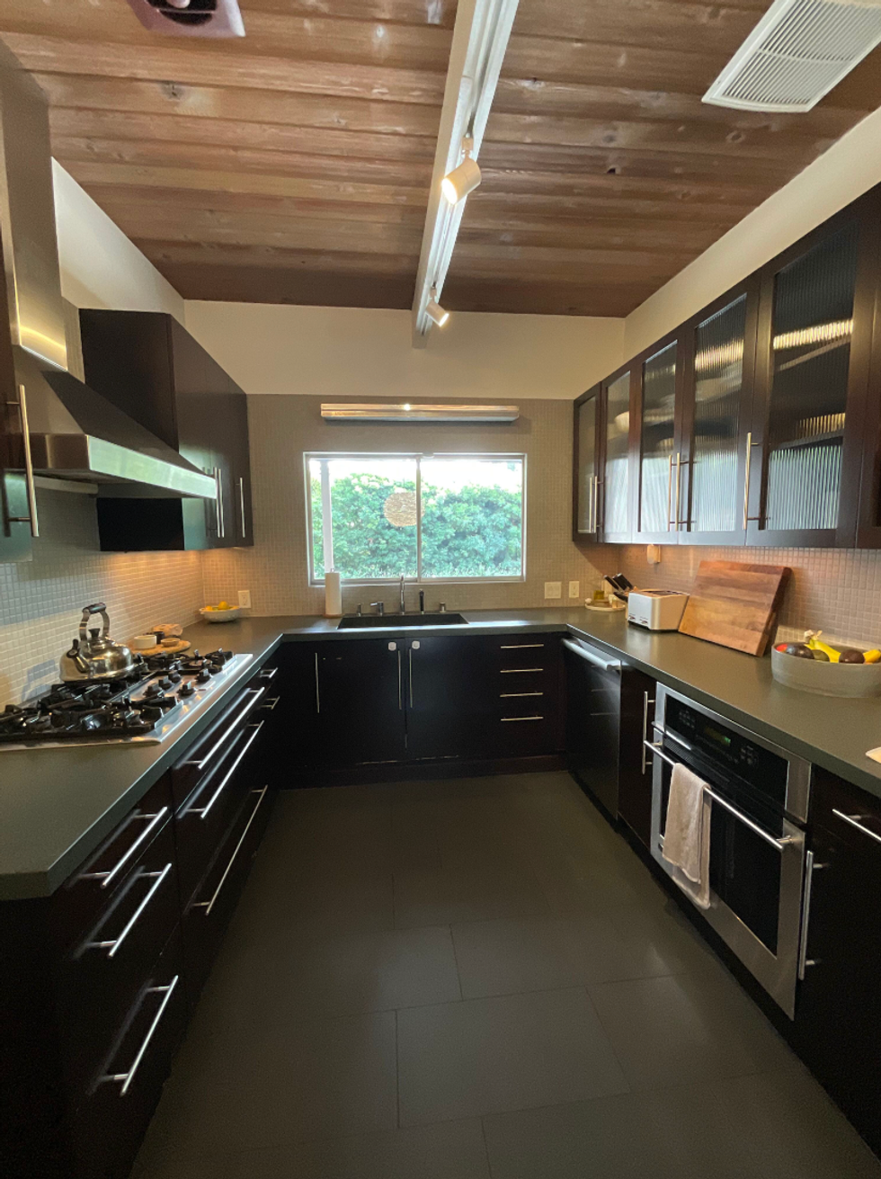 galley kitchen