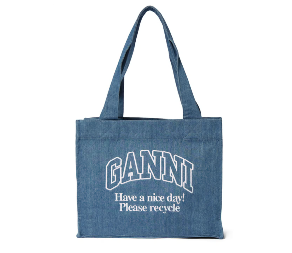 Ganni Denim Tote