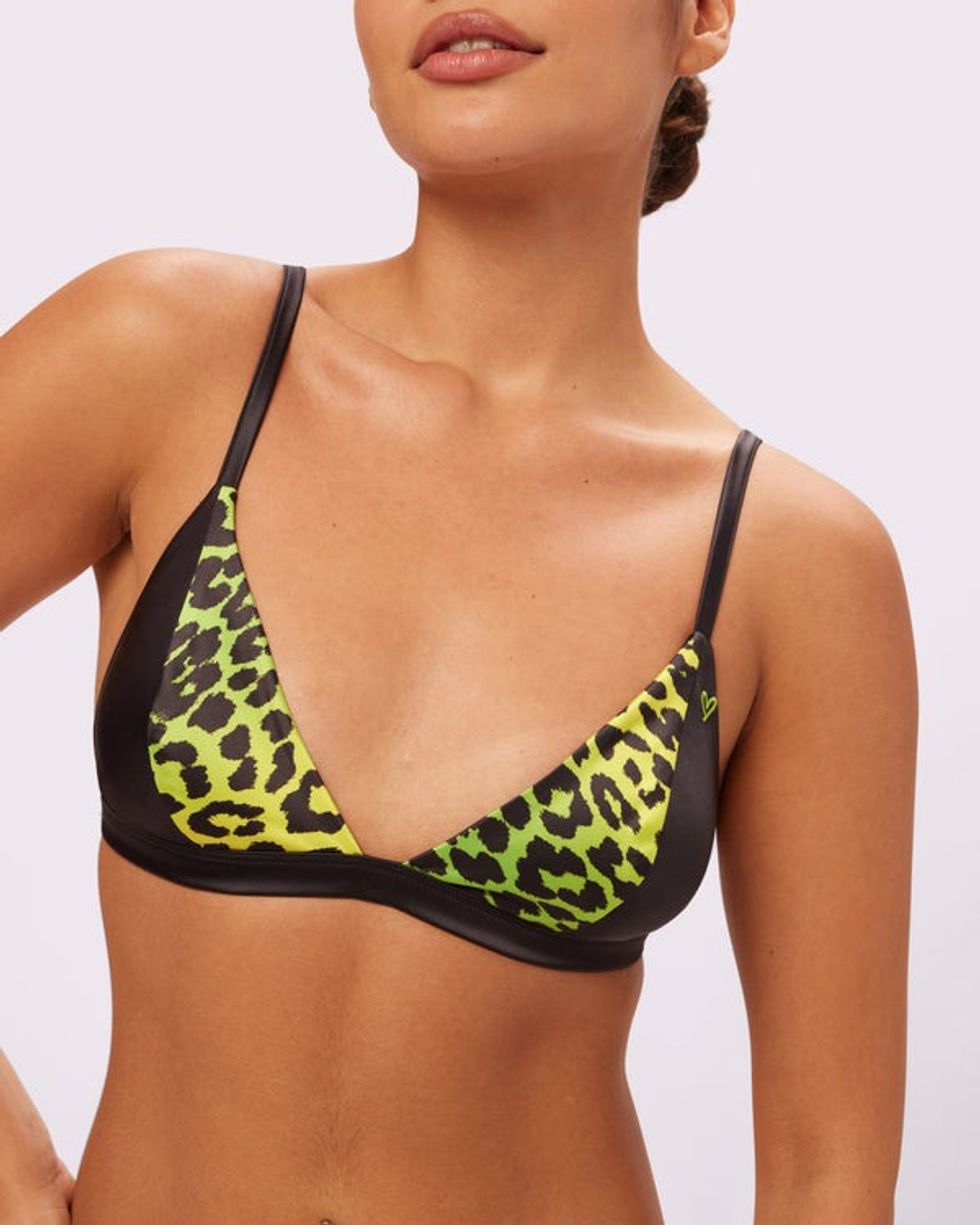 GANNI Luminous Glow Triangle Bralette