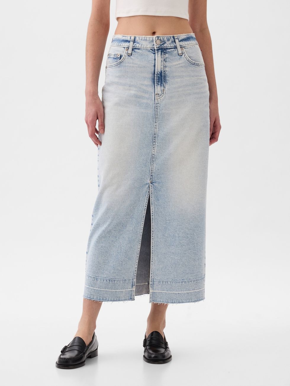 Gap Denim Midi Skirt