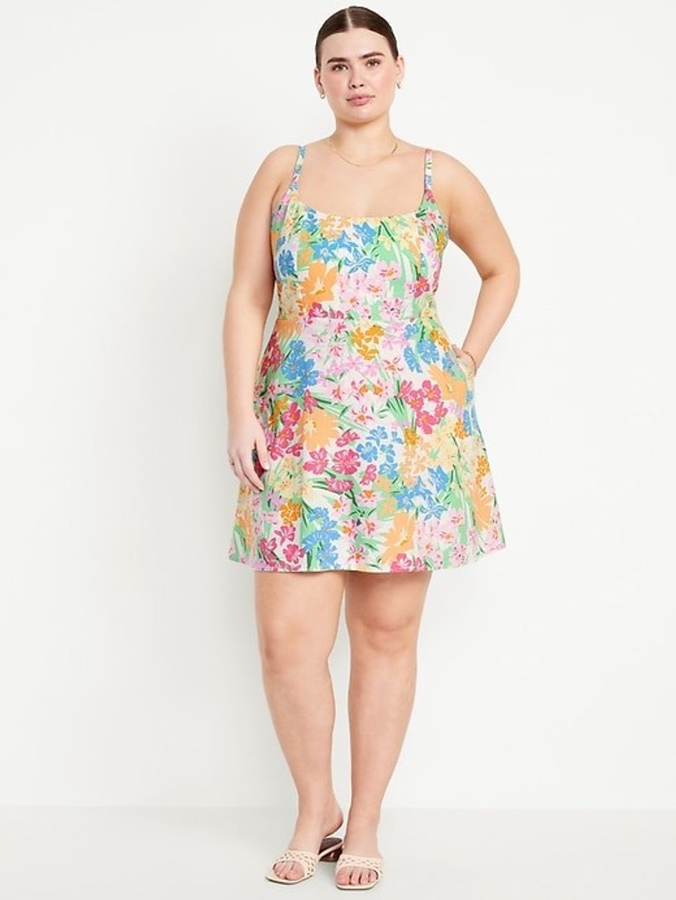 Gap Fit & Flare Cami Mini Dress