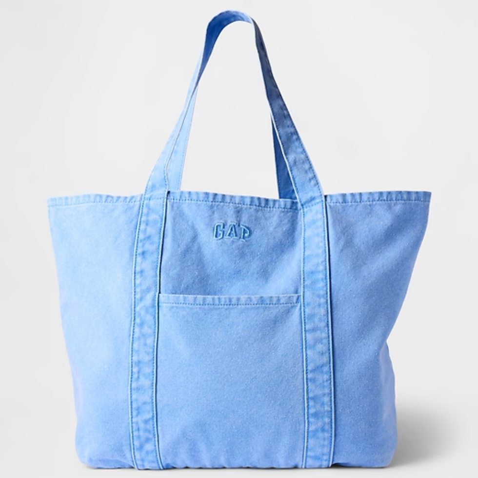 Gap Logo Tote Bag in Union Blue