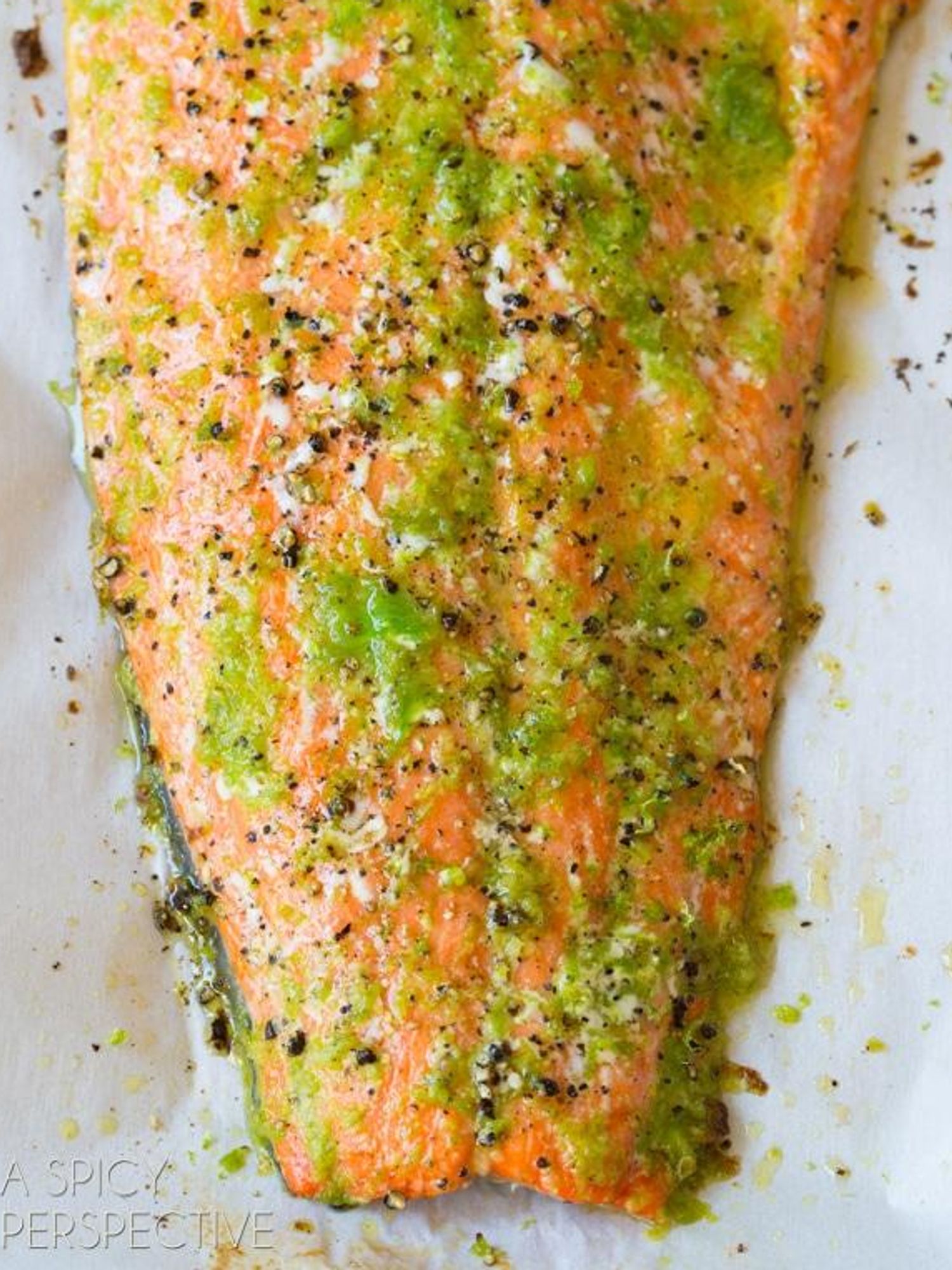 Garlic Lime Oven-Baked Salmon