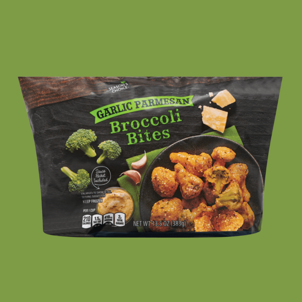 Garlic Parmesan Broccoli Bites