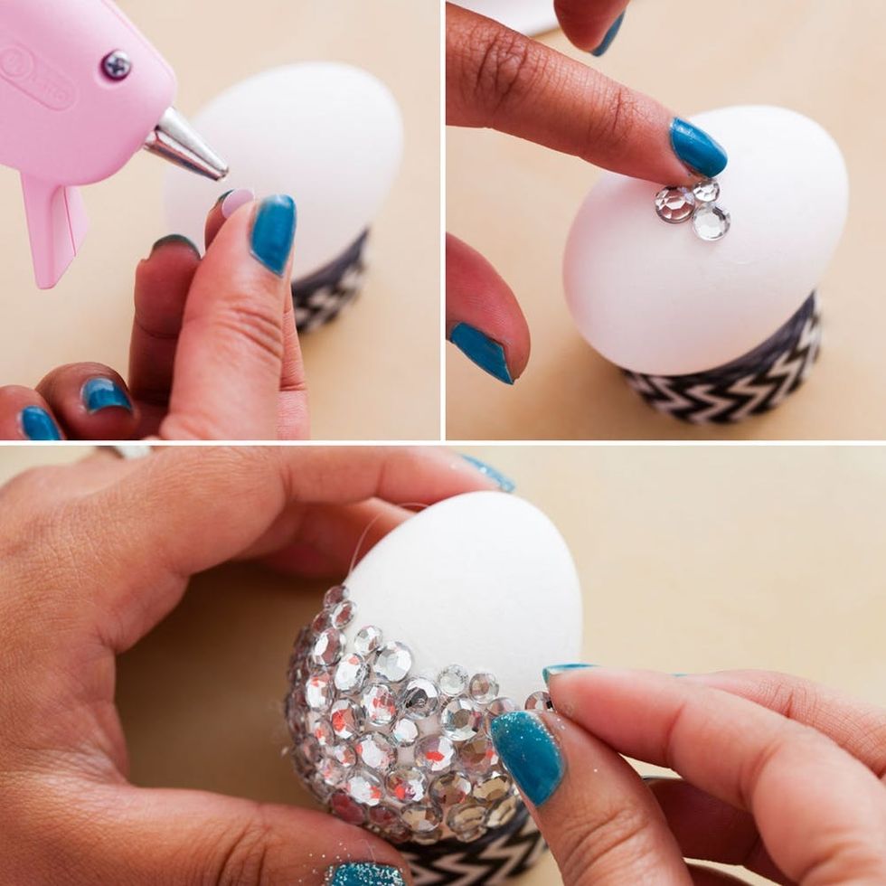 gem bejeweled Easter eggs