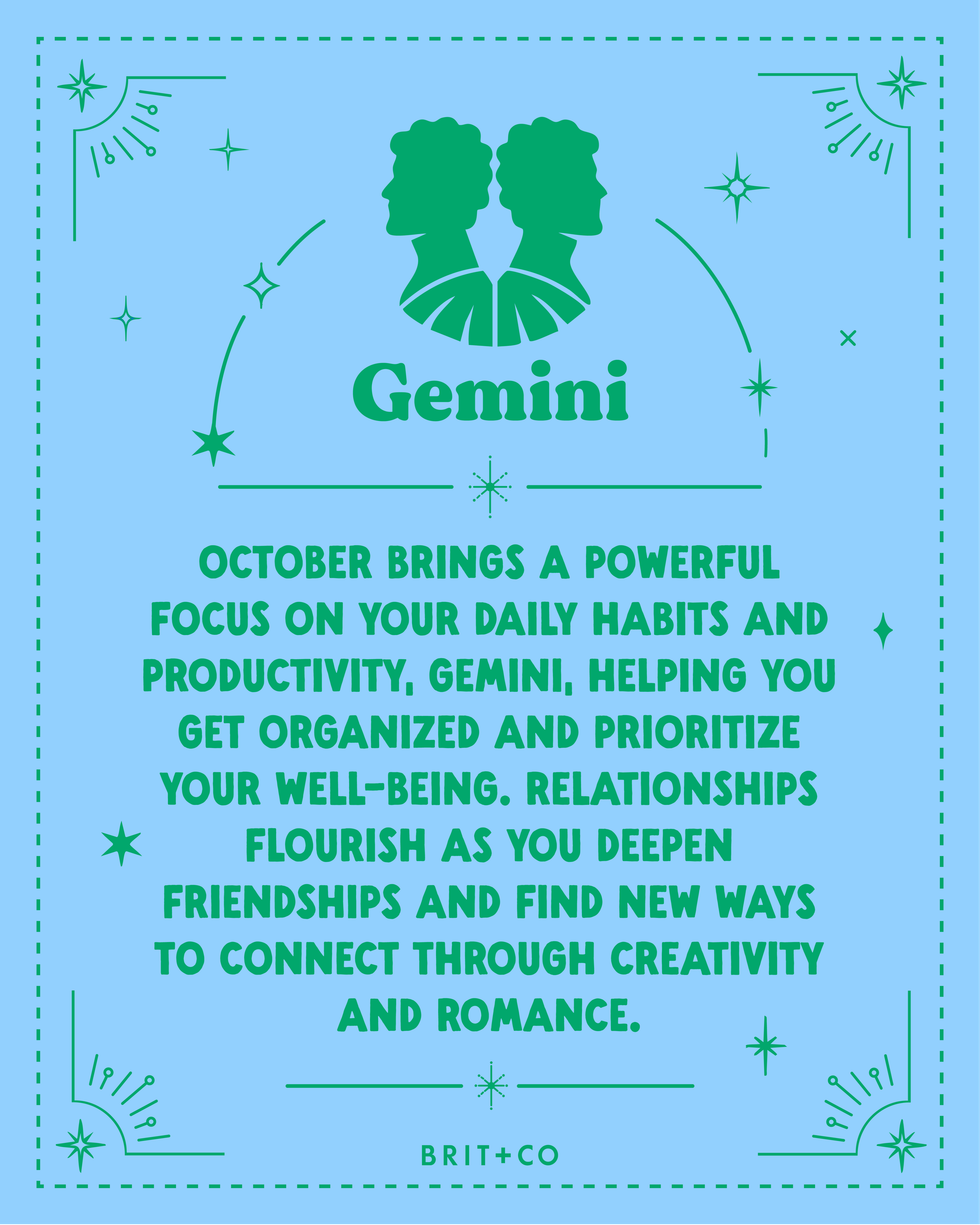 Gemini October Horoscope 2025