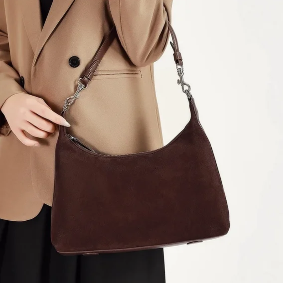 Genuine Suede Shoulder Bag