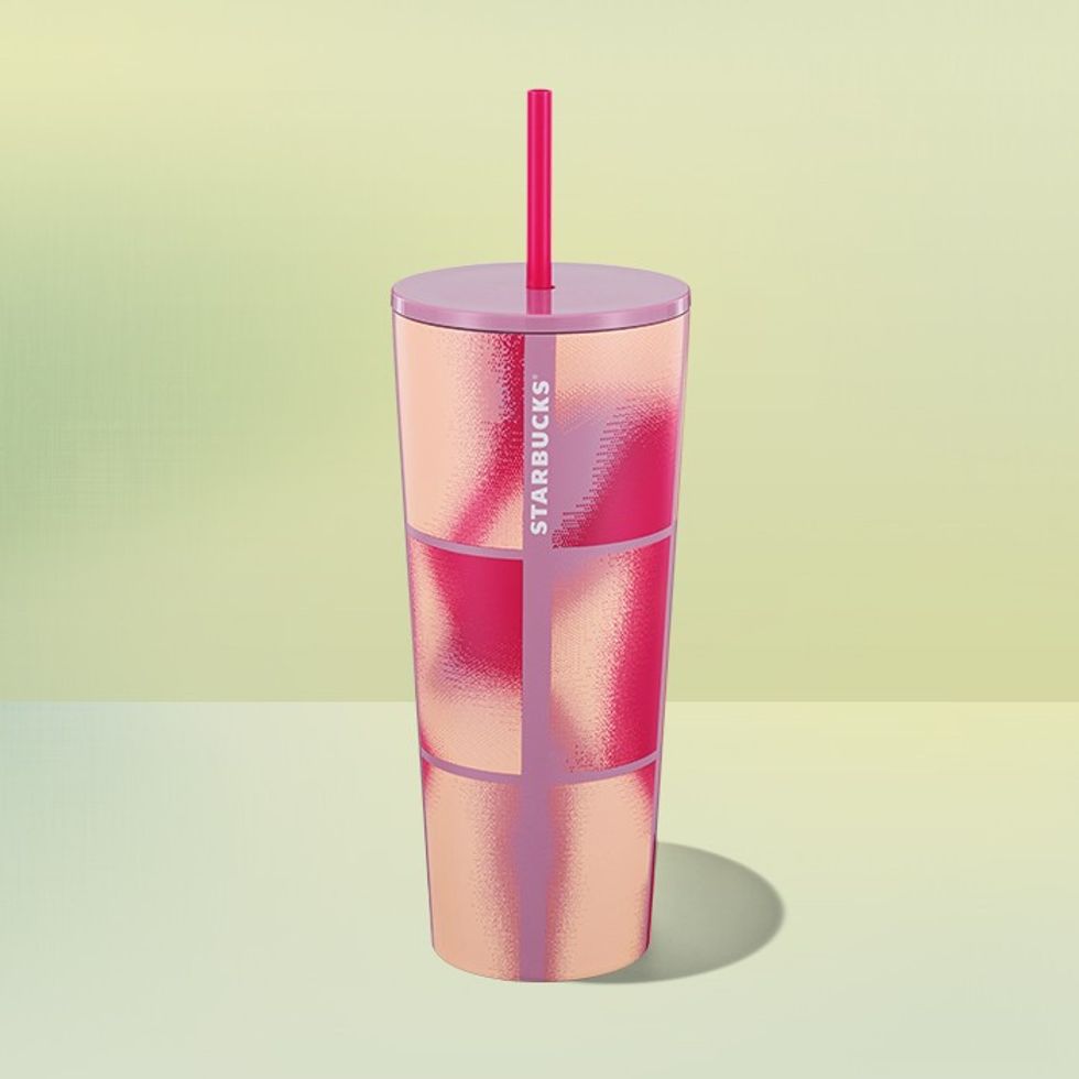 Geometric Airbrush Cold Cup