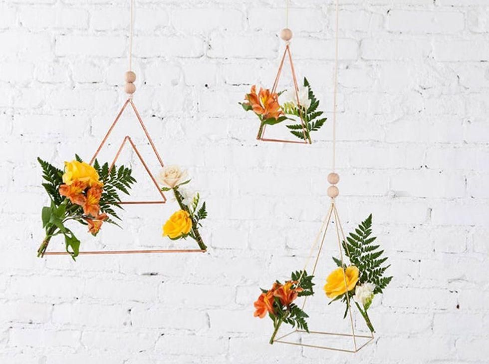 Geometric Floral Mobiles