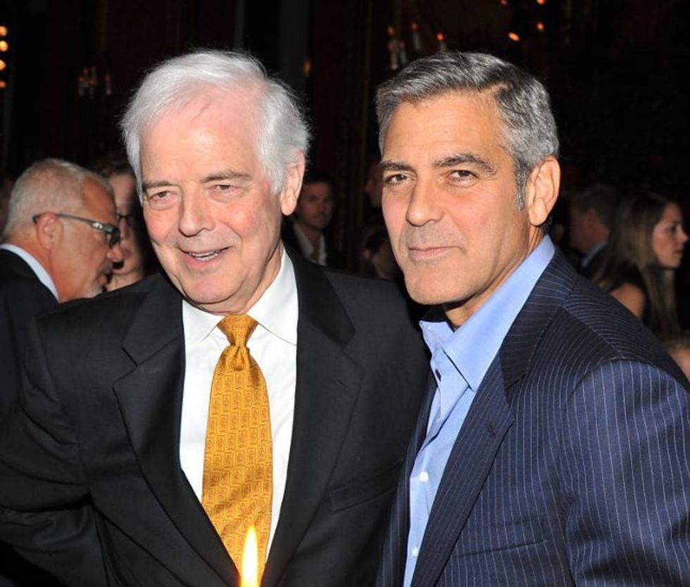 George Clooney and dad Nick Clooney