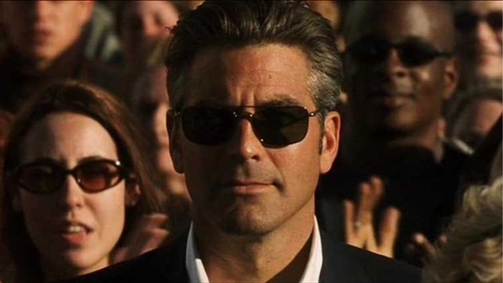 George Clooney in Ocean's Eleven