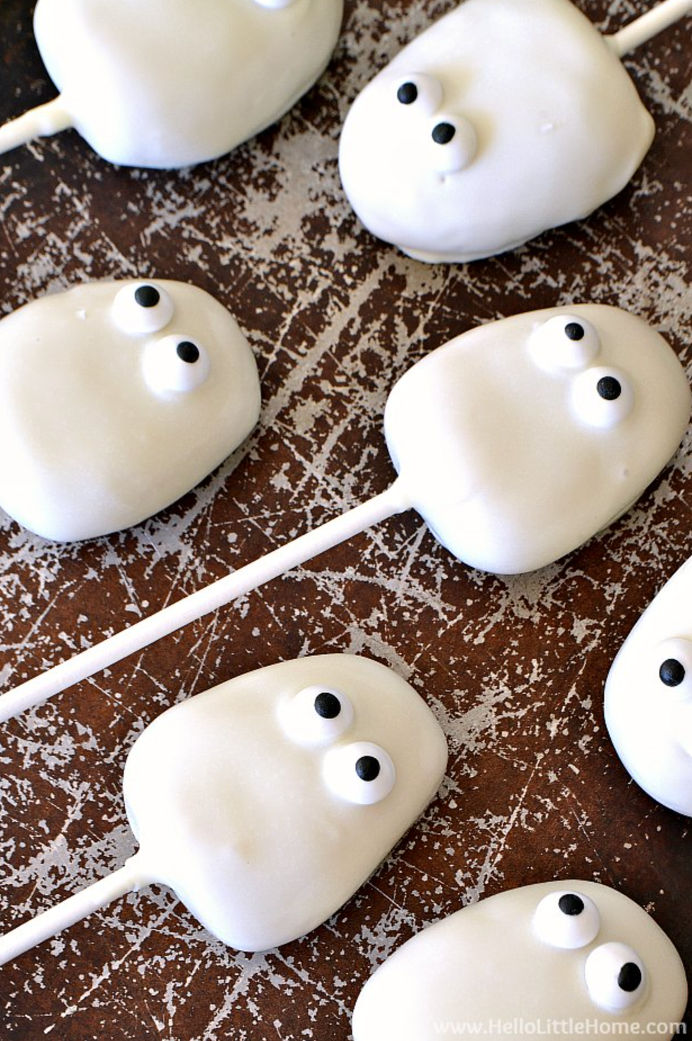 ghost cake pops
