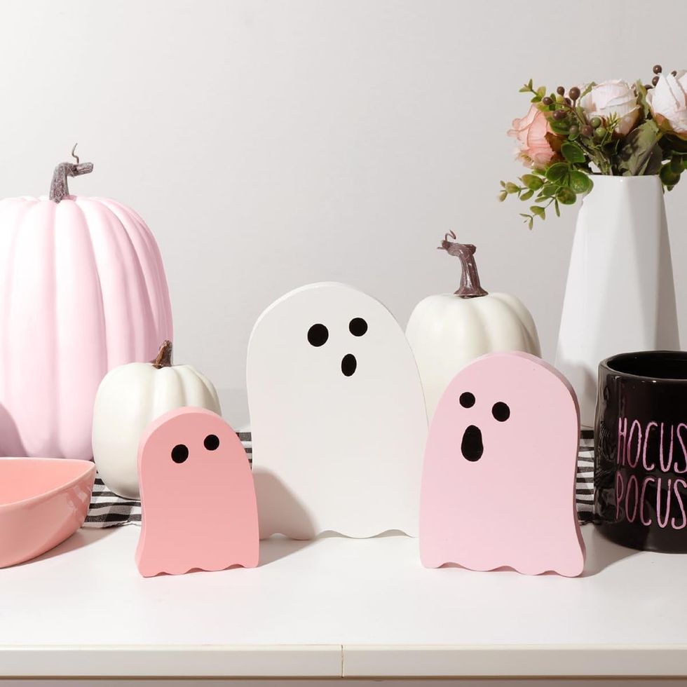 ghost halloween table decor