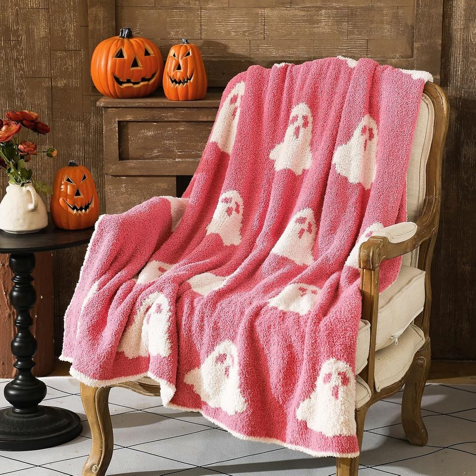 ghost throw blanket
