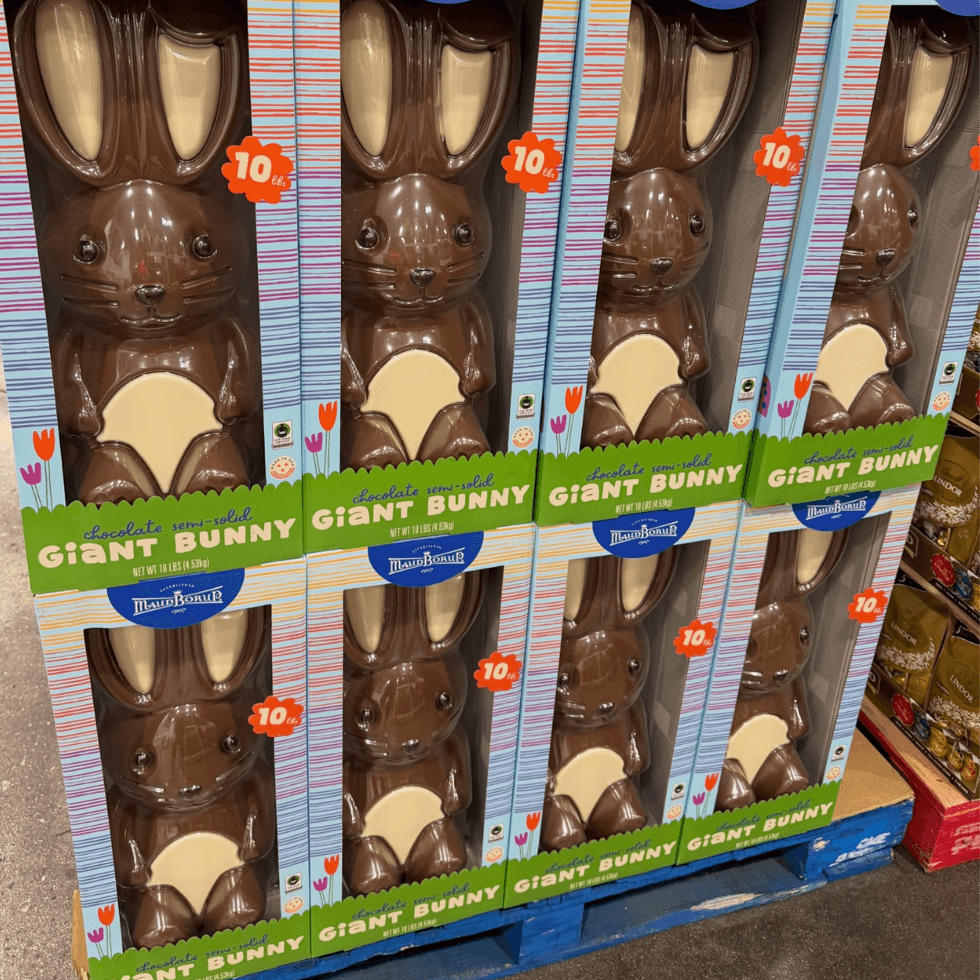 Giant 10-Pound Chocolate Easter Bunny At Costco