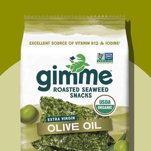 gimMe Extra Virgin Olive Oil Organic Roasted Seaweed Snacks